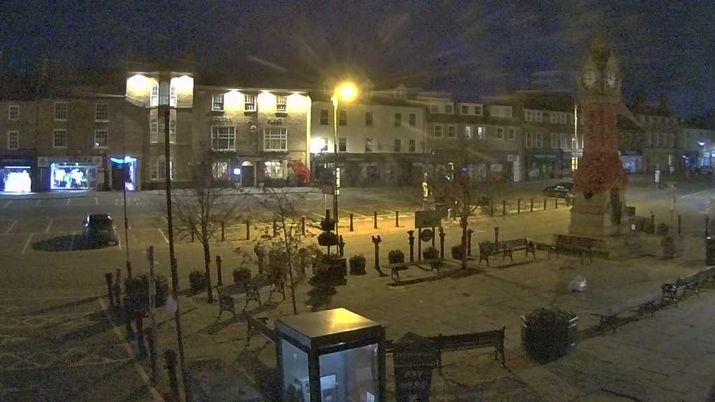 Thirsk webcam overlooking the Market Place