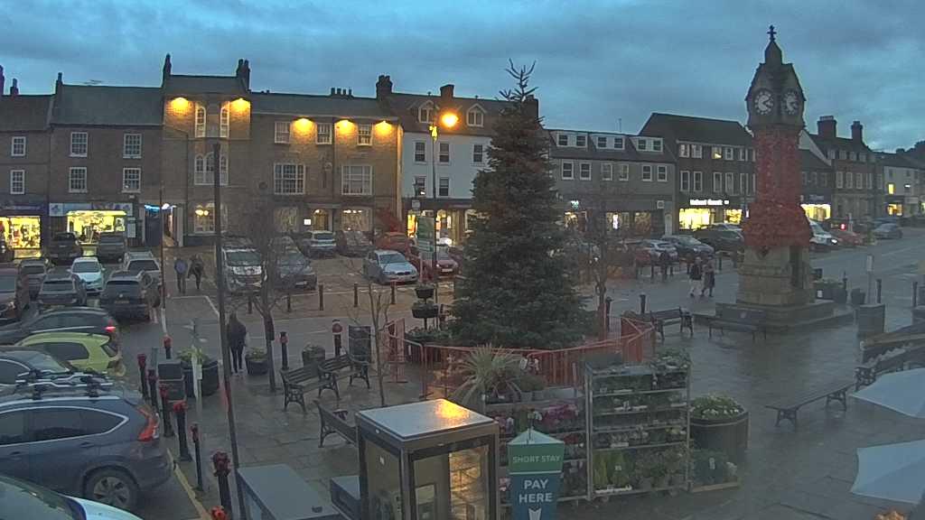 Thirsk webcam overlooking the Market Place