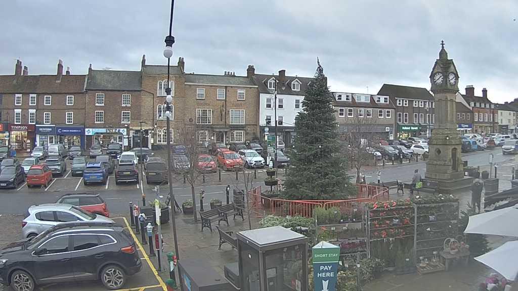 Thirsk webcam overlooking the Market Place