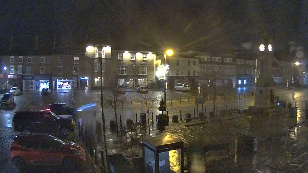 Thirsk webcam overlooking the Market Place