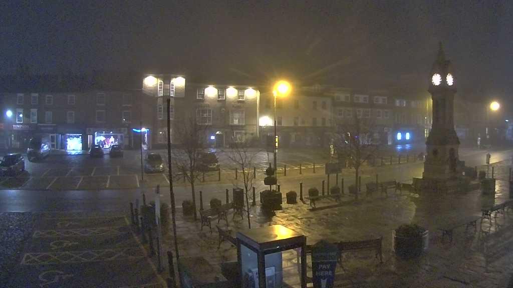 Thirsk webcam overlooking the Market Place
