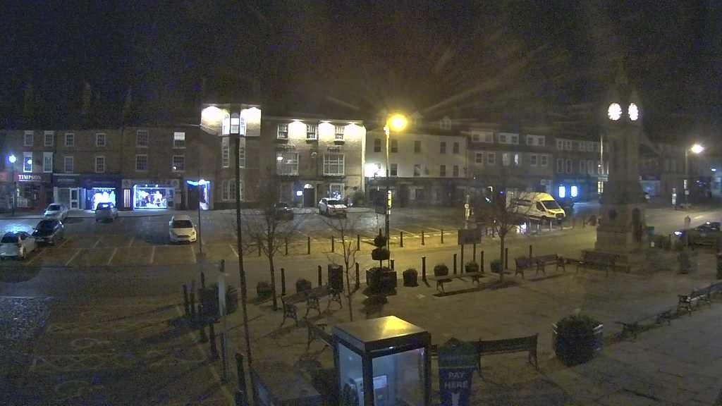Thirsk webcam overlooking the Market Place