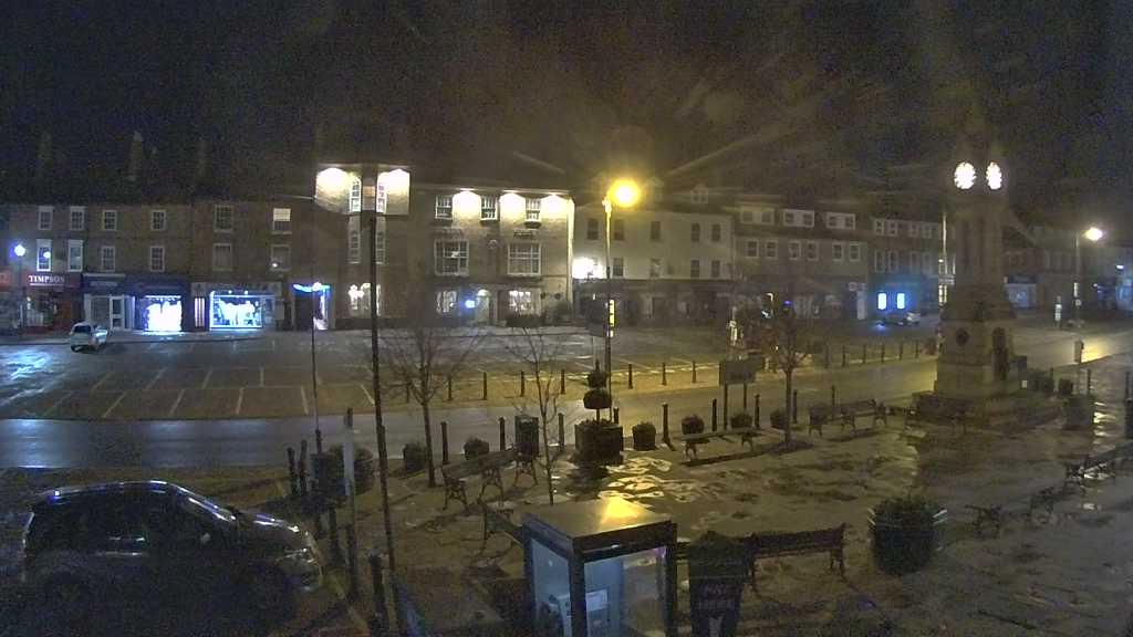 Thirsk webcam overlooking the Market Place