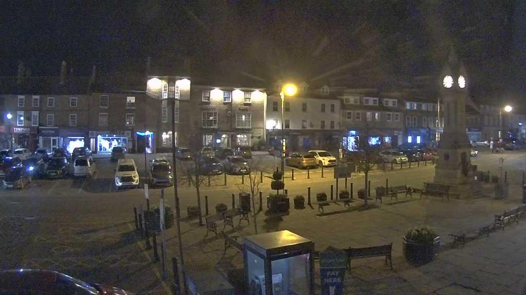 Thirsk webcam overlooking the Market Place