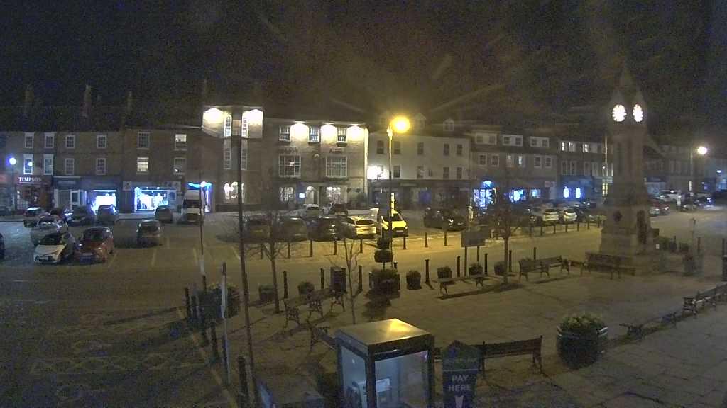 Thirsk webcam overlooking the Market Place