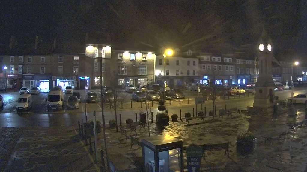 Thirsk webcam overlooking the Market Place