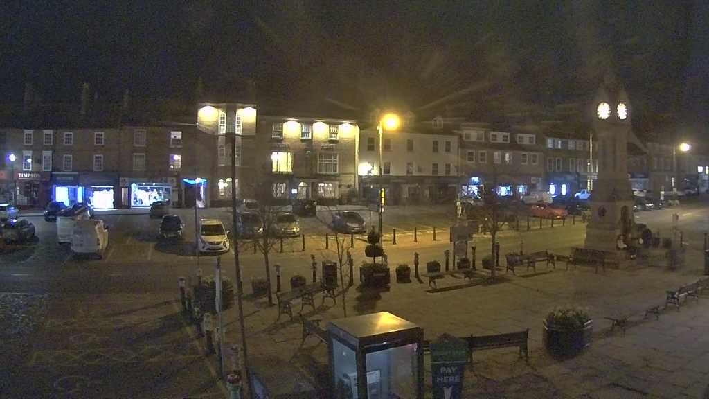 Thirsk webcam overlooking the Market Place