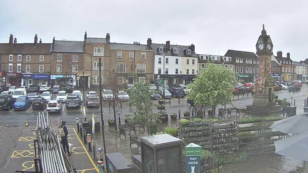 Thirsk webcam overlooking the Market Place
