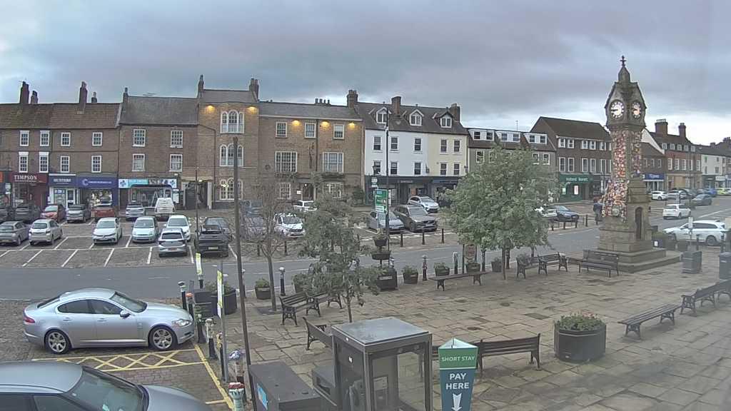 Thirsk webcam overlooking the Market Place