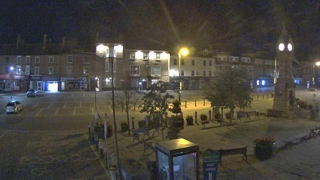Thirsk webcam overlooking the Market Place