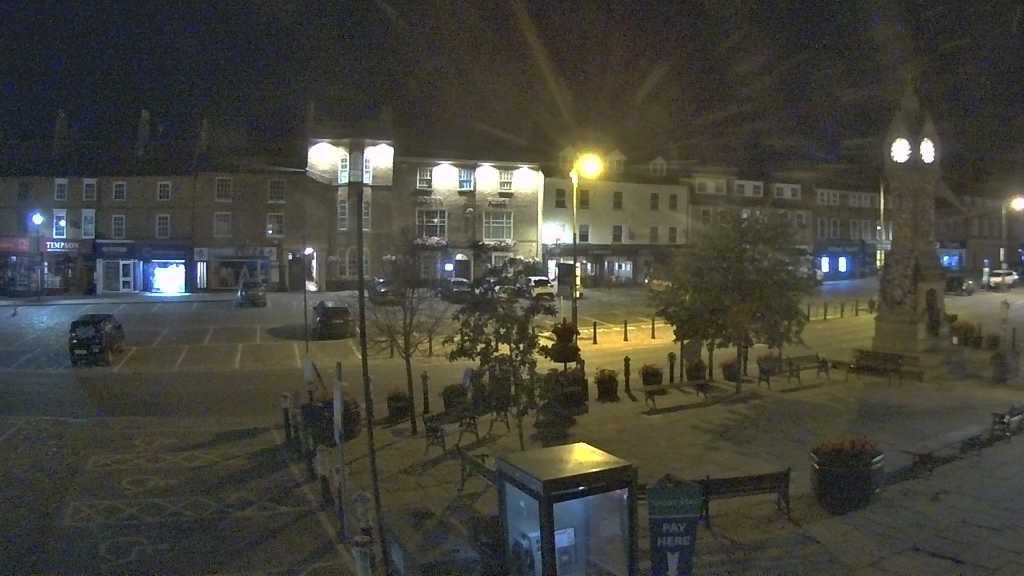Thirsk webcam overlooking the Market Place
